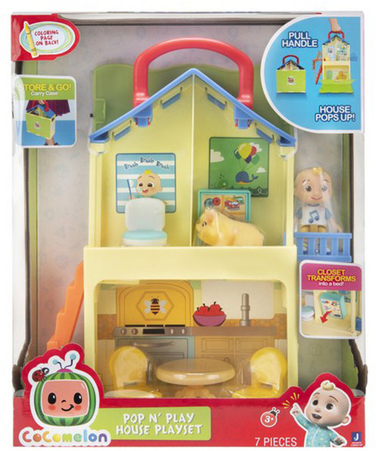 코코멜론 팝업 플레이 하우스 역할놀이, 혼합색상, 1개