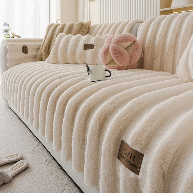 지앤와이 모조토끼털 따숩 부들 극세사 소파패드