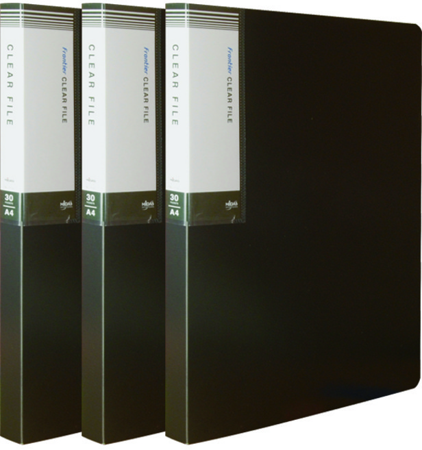 마이다스 30매 프론티어 화일 A4, 흑색, 3개