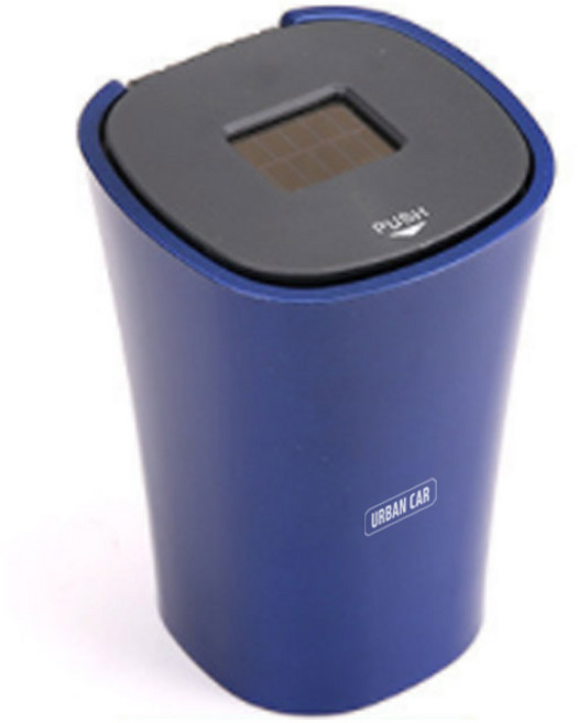 어반카 차량용 태양열 반영구 LED 재떨이, 블루, 1개