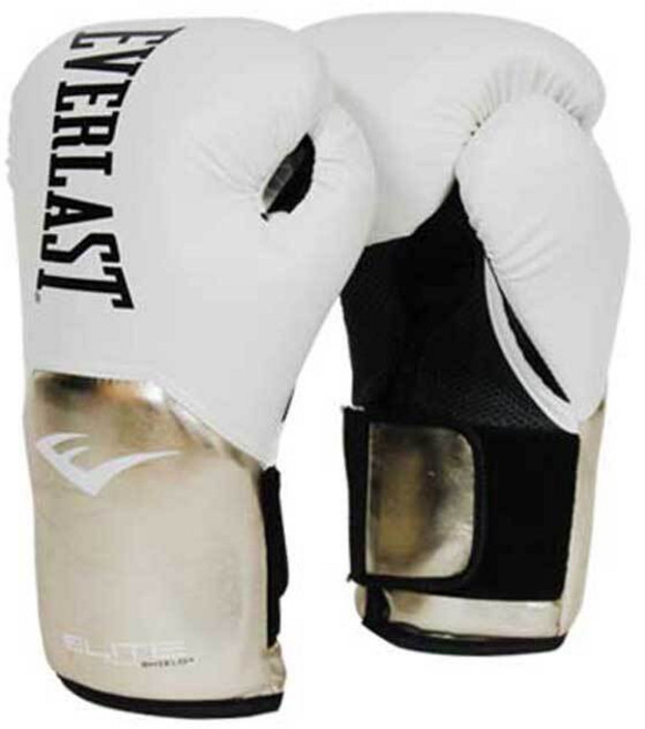에버라스트 엘리트 프로 스타일 트레이닝 복싱 글러브, 화이트골드