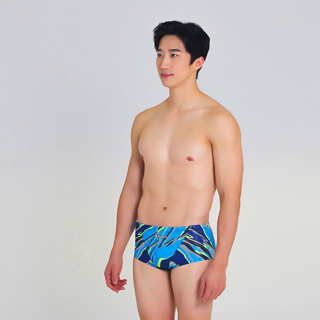 랠리 남성용 탄탄이 숏사각 실내 수영복 NSMR462