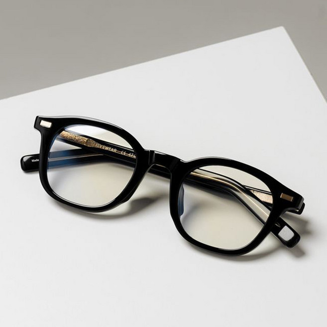 리에티 남녀공용 블루라이트차단 뿔테 안경 ENRICO RT 1017