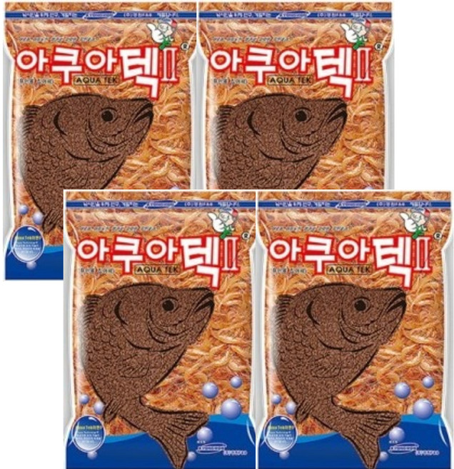 경원산업 아쿠아텍 2 떡밥, 420g, 4개