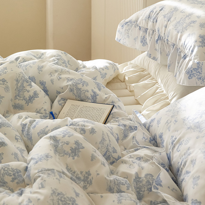 마틸라 호텔프랑스 프릴 차렵이불 세트