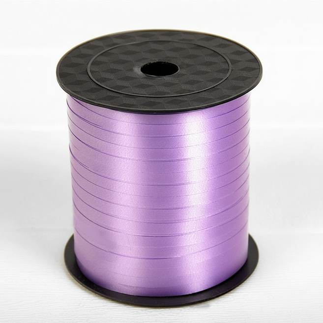 마켓피아 다용도 포장 리본 공예 데코레이션 작업노끈 0.5cm x 200m, 라이트 퍼플, 2개