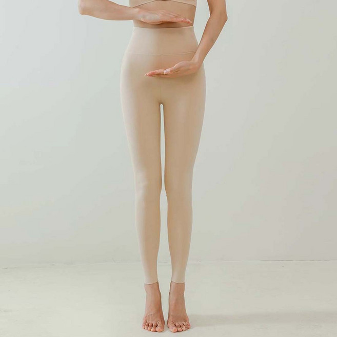 투이스타 여성용 피치기모 내복 레깅스