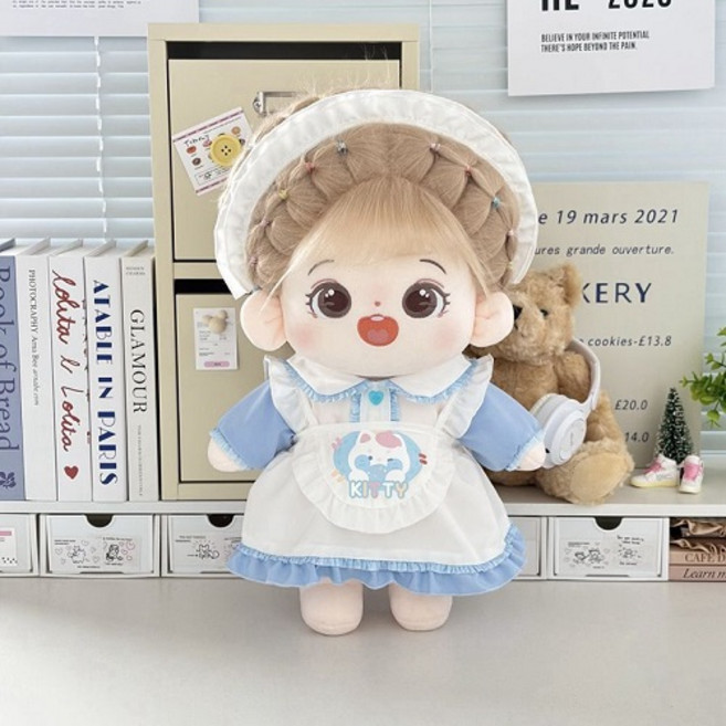 MochaDoll 粉彩女僕裝棉花娃衣