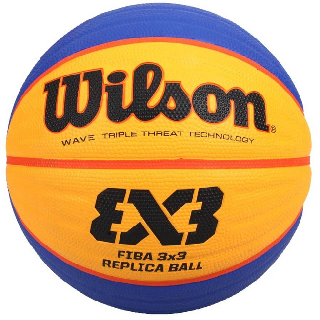 Wilson FIBA 3X3 REPLICA 橡膠籃球, 1個, WTB1033XB