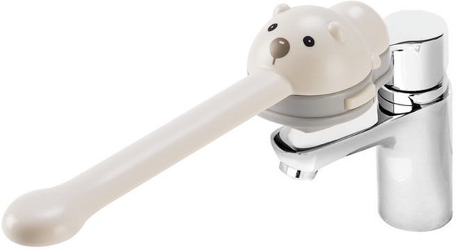 톨스토이 곰돌이 유아수도꼭지 스위치 연장탭, 혼합색상, 1개