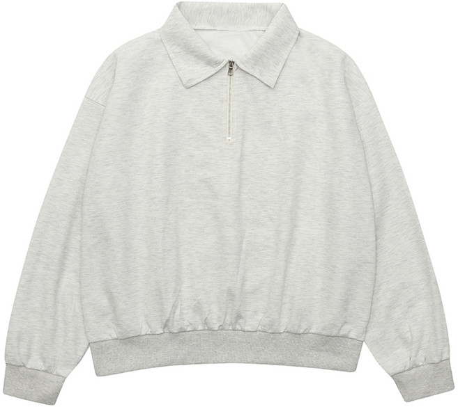 맨투고 남성용 오버핏 카라집업 맨투맨