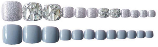 엘씨 네일아트 패디팁 24p, 419 그레이풀스톤, 1개