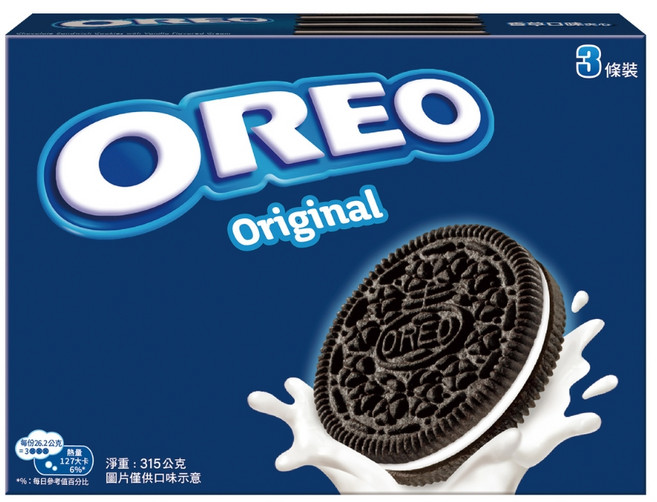 OREO 奧利奧 夾心餅乾 香草口味, 315g, 1盒