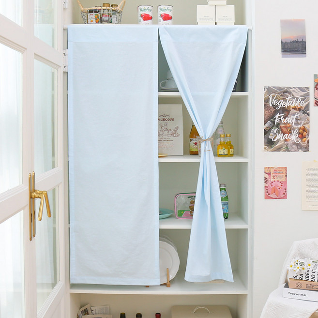 포홈 핸드메이드 코튼캔디 가리개 커튼