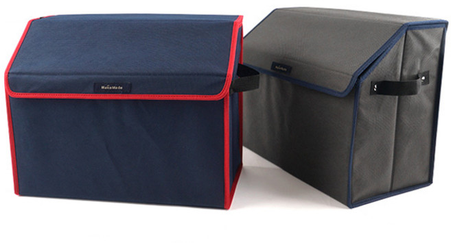 오토반 차박용 캠핑수납 다용도 멀티박스 2종 세트, 차콜네이비, 네이비레드, 1세트