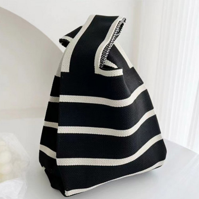 버블리데이 가벼운 니트 토트백 미니 에코백