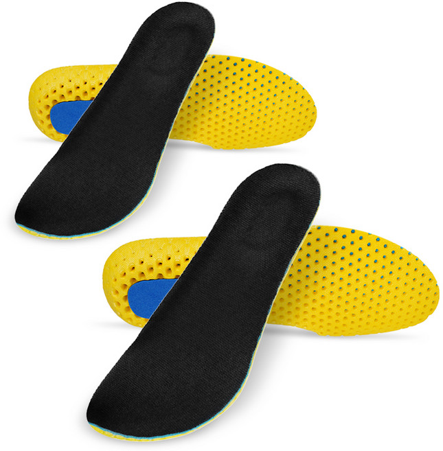 바디공식 하루종일 쾌적한 깔창 세트 L, 블랙, 2세트