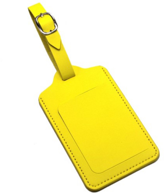 씨에스소울 PU 가죽 여행용 캐리어 네임택