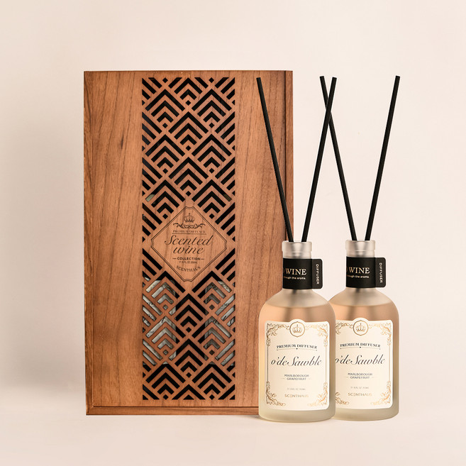 센트하우스 프리미엄 센티드 와인 컬렉션 디퓨저 + 쇼핑백, 오드쇼블, 350ml, 2개