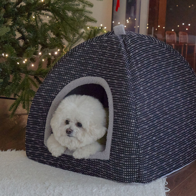 레드퍼피 반려동물 브리진 하우스, 써클그레이, 1개