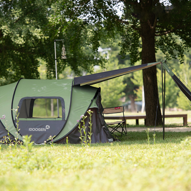 패스트캠프 오페라 스위트 원터치 팝업 텐트 + 착탈 익스텐션 세트, 올리브그린, 4~5인용