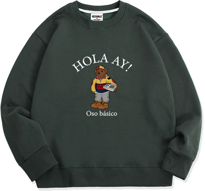 오티디 면 쮸리기모 오버핏 올라베어 맨투맨