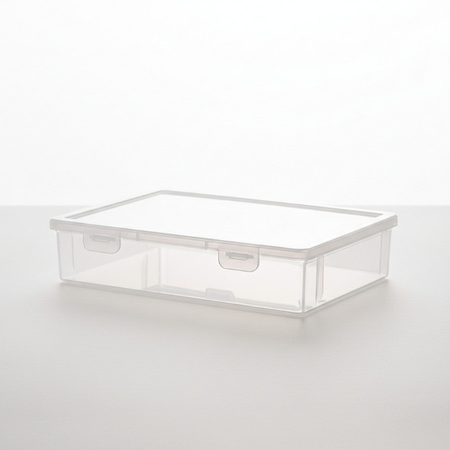 벤프 플라스틱 서류 파일 정리 보관함 소, 투명, 1개