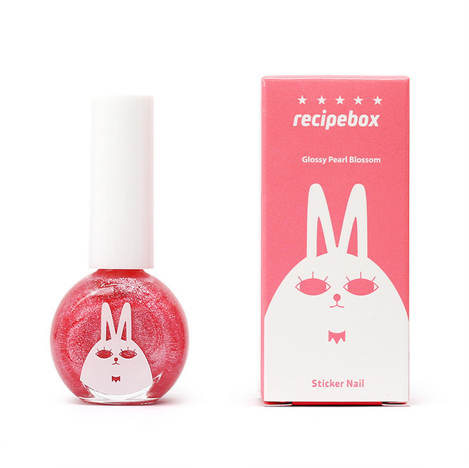 레시피박스 수성 매니큐어, 1개, 글로시펄블라썸