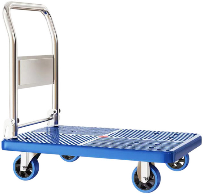 小麥購物 摺疊手推車 商用靜音款 L1248, 1個