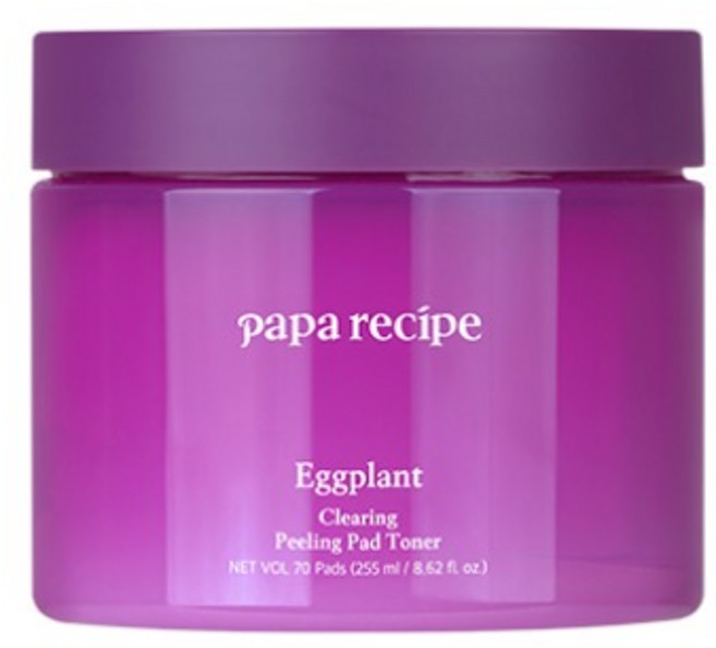 파파레서피 가지 클리어링 필링 패드 토너 255ml, 70매입, 1개
