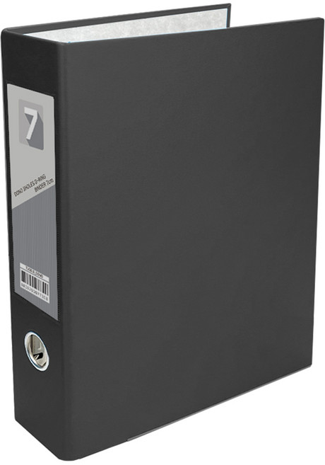 투코비 도노 D링 바인더 3공 A4 7cm, 검정, 1개
