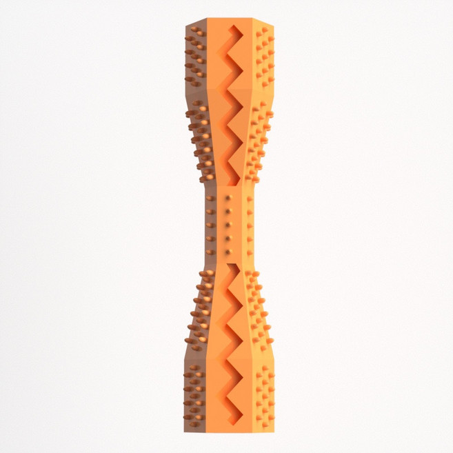 순잠 반려동물 이갈이 장난감, 오렌지, 1개