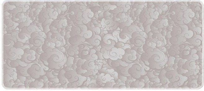 클레블 KUMO 컨트롤 게이밍 마우스패드, 화이트, 1개