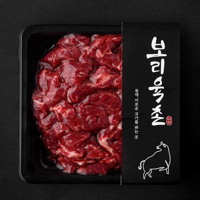 보리육촌 국내산 소고기 정육 세절 국거리용 (냉장), 1개, 300g