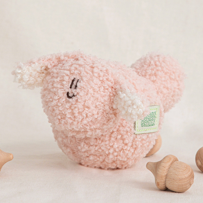 봉봉그린 강아지 퍼리 프렌즈 볼 장남감, 장난감 [ 삑삑토끼 ], 1개