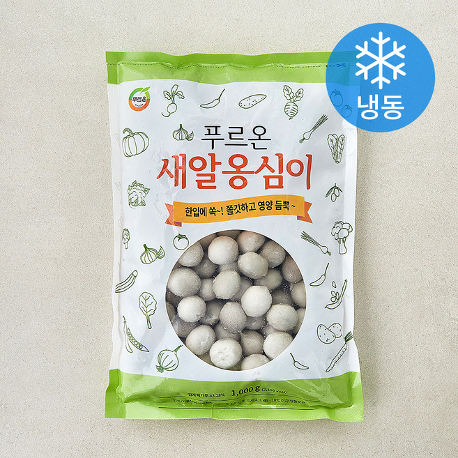 푸르온 새알옹심이만두 (냉동), 1kg, 1개