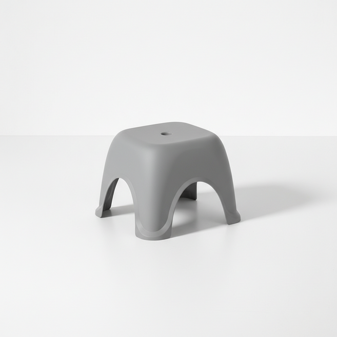 조인메이드 비비드 욕실 스툴, 그레이