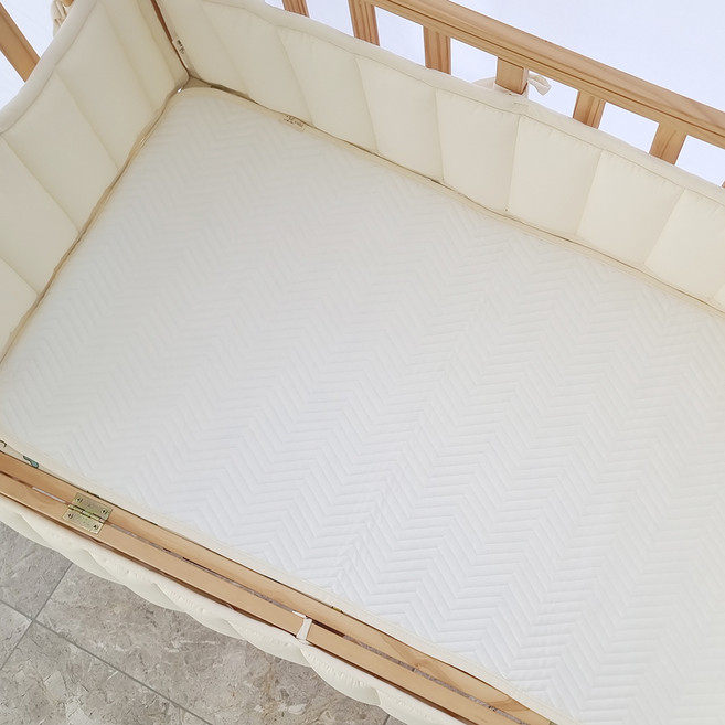 아이레빗 유아용 아기 아이스론 양면 냉감패드 쿨매트 양면 패드, 지그재그, 1개