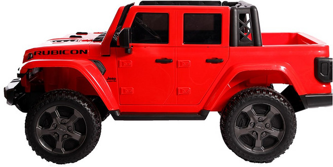 대호토이즈 지프 랭글러 글래디에이터 2인승 유아전동차, 레드, 1개