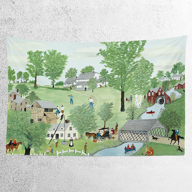 소유공간 힐링 봄 풍경 태피스트리, TYPE1