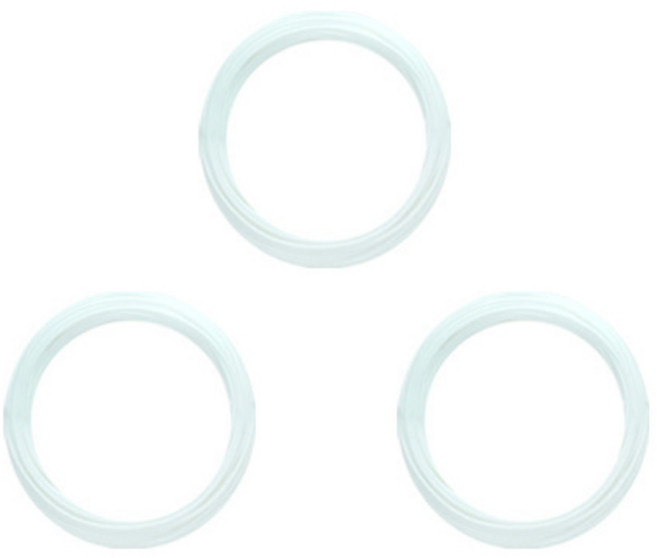 모두노리 당그니 3D펜 저온 필라멘트 리필용 10m, 흰색, 3개