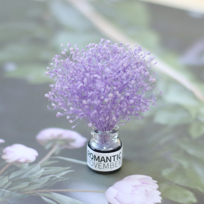 로맨틱노벰버 프리저브드 미니안개 마그넷, 퍼플