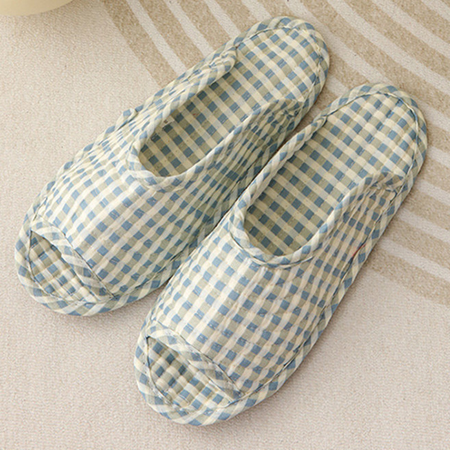 아리코 여성용 퀼트면 워셔블 거실화, 타입N, 1개