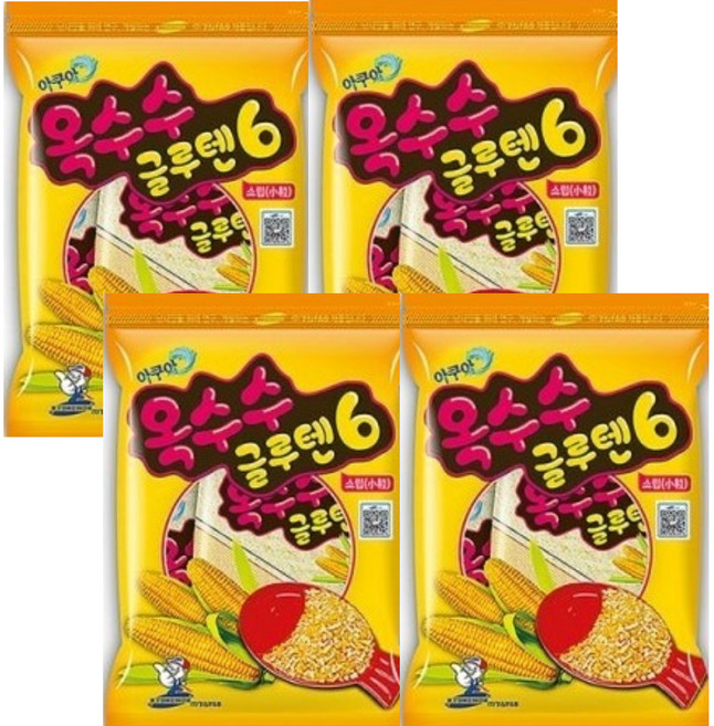 경원산업 옥수수 글루텐 6 떡밥, 330g, 4개