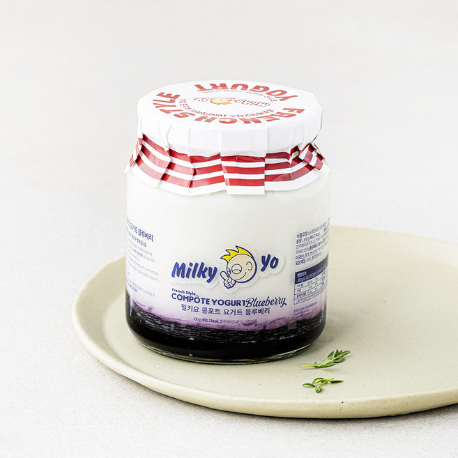 밀키요 프렌치스타일 콩포트 요거트 블루베리, 330g, 1개입, 1개
