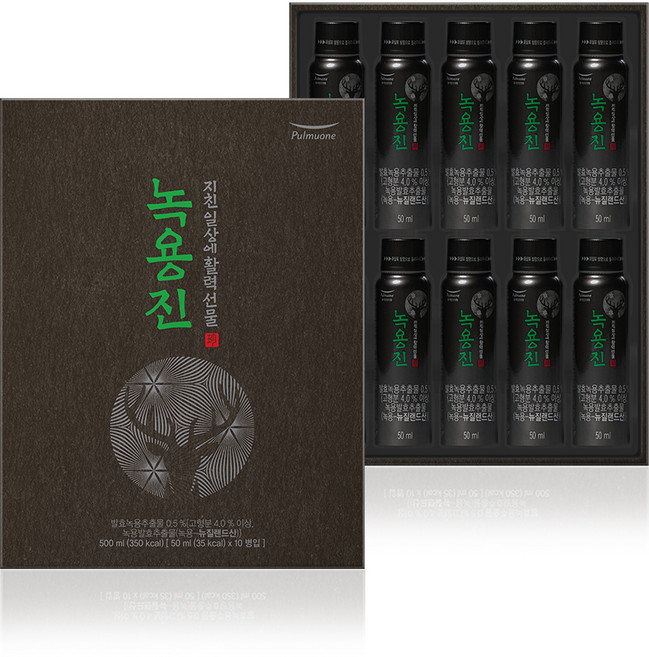 풀무원건강생활 녹용진 선물세트, 1세트, 500ml