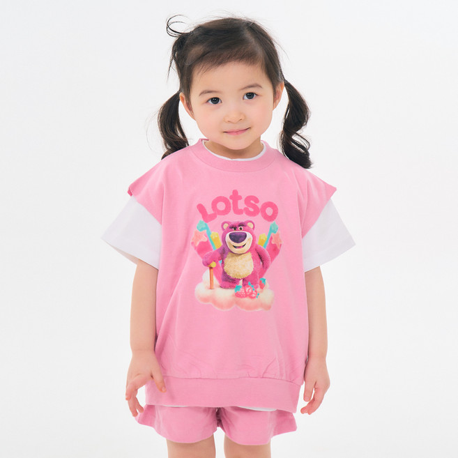 리틀래빗 아동용 여름 D 나시구름낫소 세트