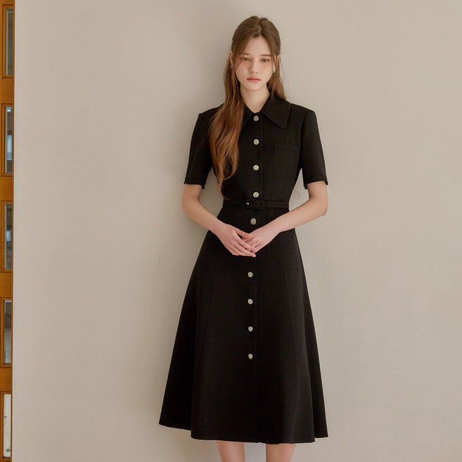 JuliynCalla 26SS Color133 She Begins Maya 毛呢連身裙