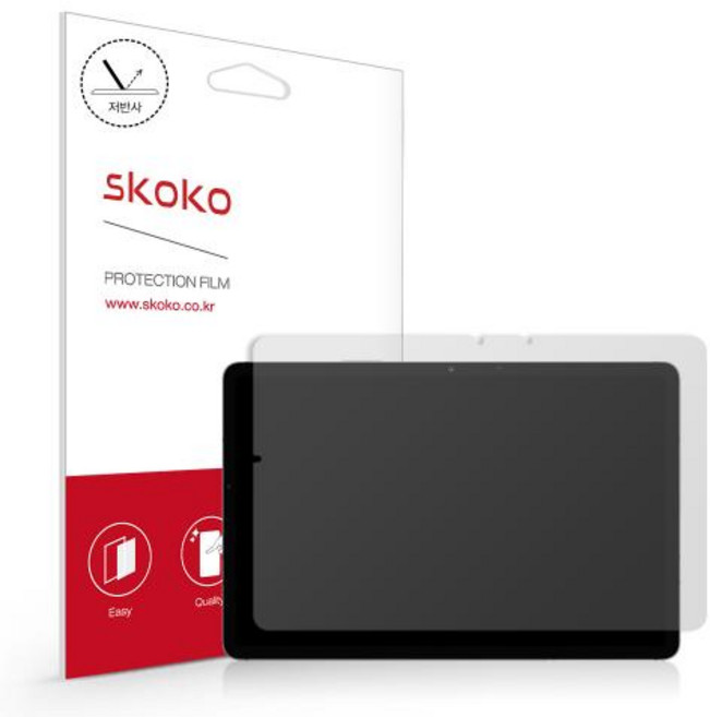 스코코 항균 저반사 태블릿 액정보호필름, 1개