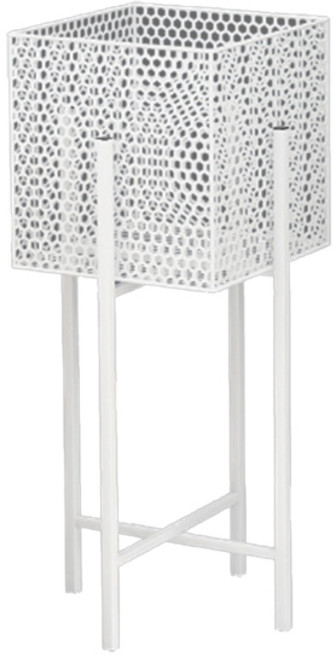 스탠드 장식 화분받침대 거치대 랙 소형 YT_RA1403, 화이트, 1개